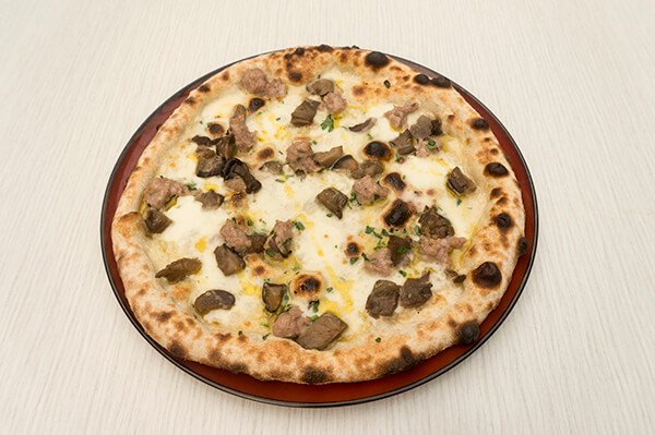 Italian sausage pizza