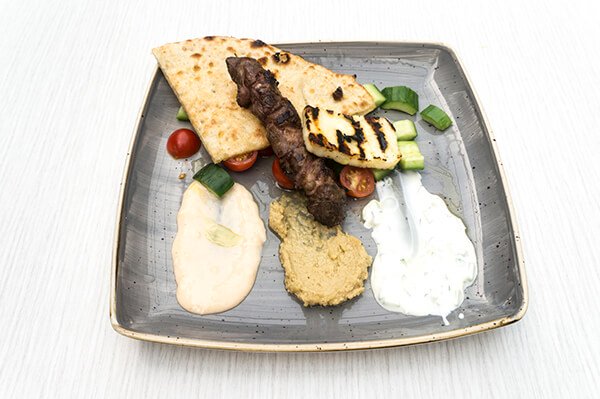 Traditional Greek Mezza plate