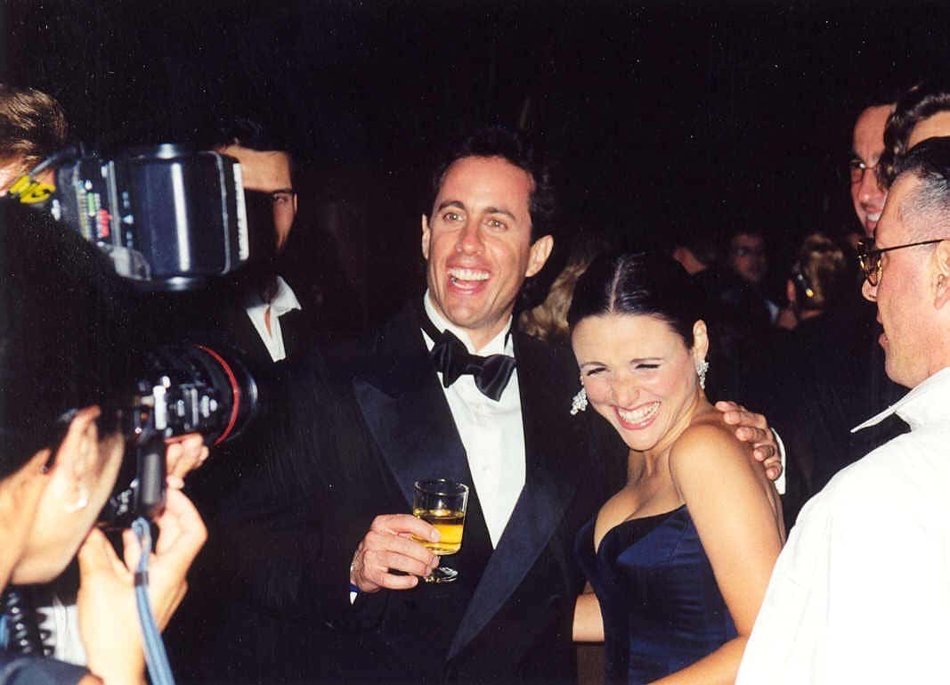 Jerry Seinfeld and Julia Louis Dreyfus