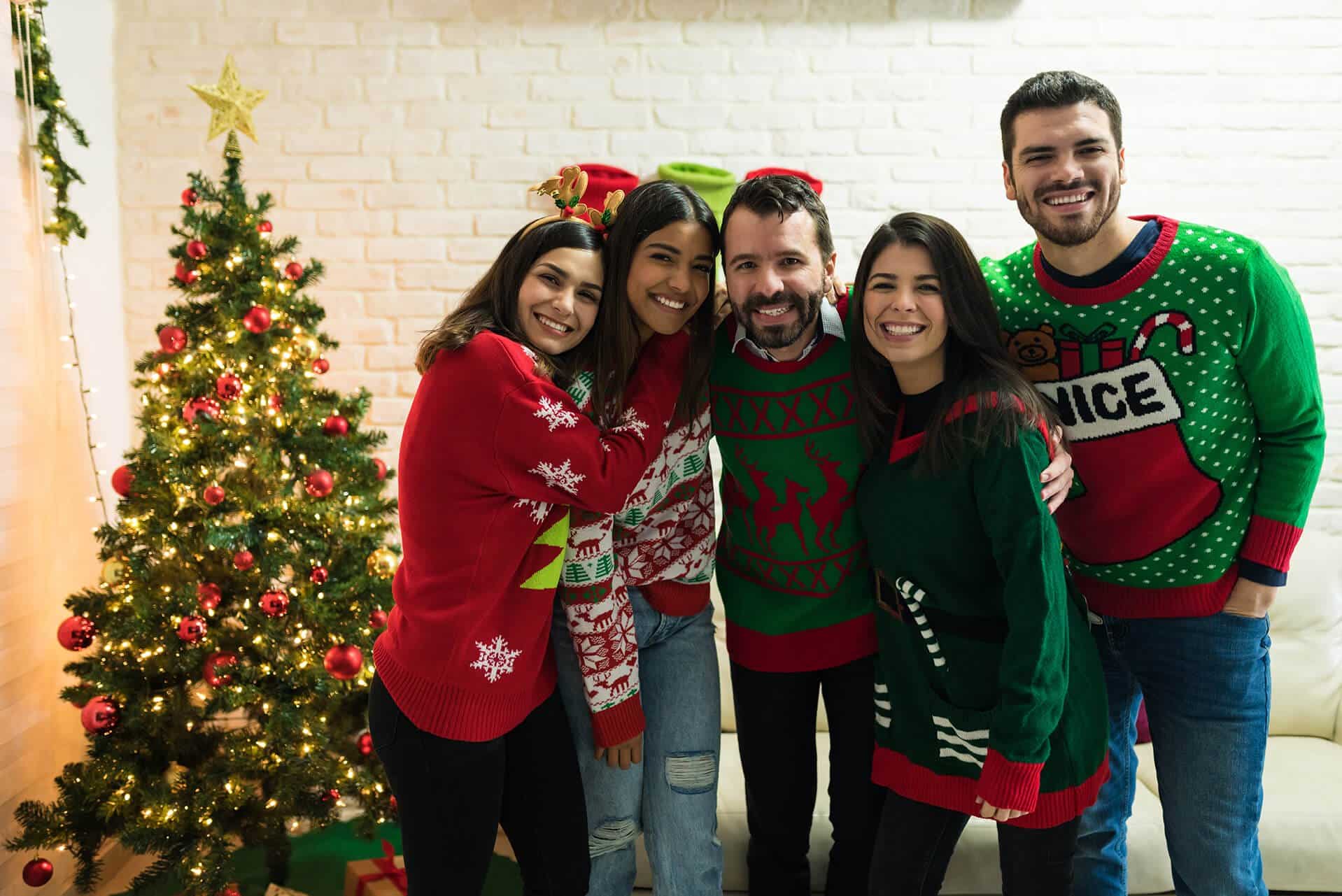 Ugly Christmas sweater party