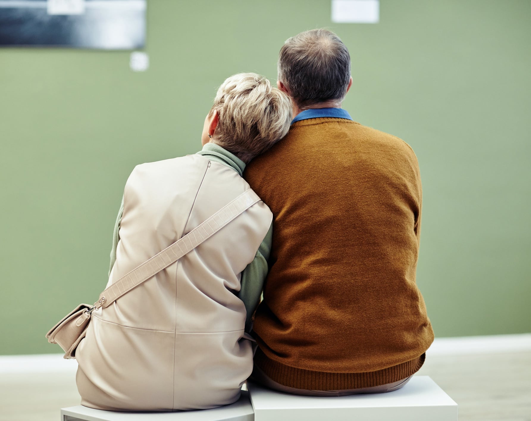 Couple Enjoying Photography Exhibition